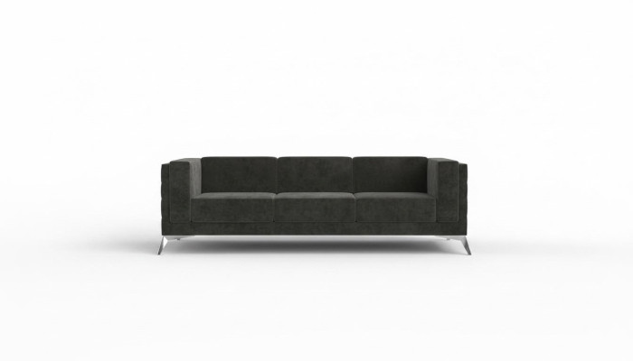 Chesterfield sectional sofa L-shape fabric couch design upholstered seat textile sofa corner new