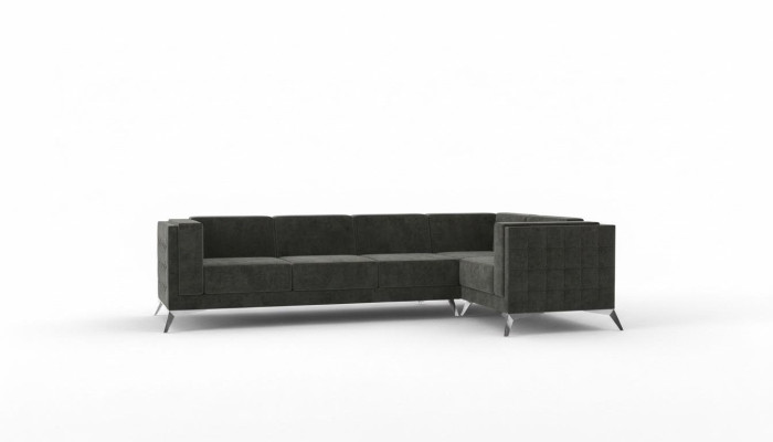 Corner sofa Chesterfield Sofa Upholstery Suite Couch Living Landscape Decor L-shape