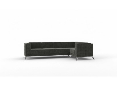 Corner sofa Chesterfield Sofa Upholstery Suite Couch Living Landscape Decor L-shape