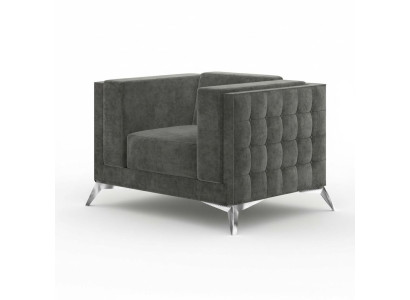Chesterfield armchair couch 1 seater couches upholstery new sofa television textile