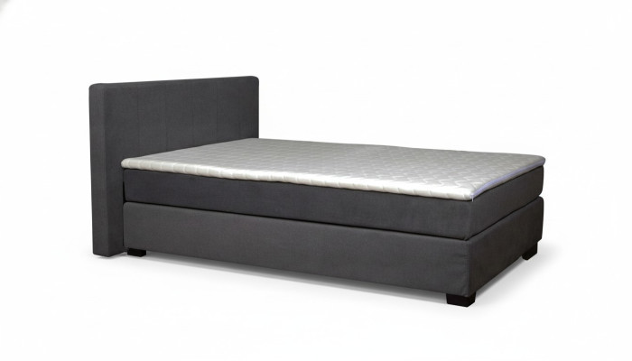 Designer upholstered bed bedding textile bed double bed marital bed box spring.