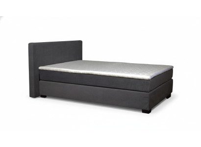 Designer upholstered bed bedding textile bed double bed marital bed box spring.
