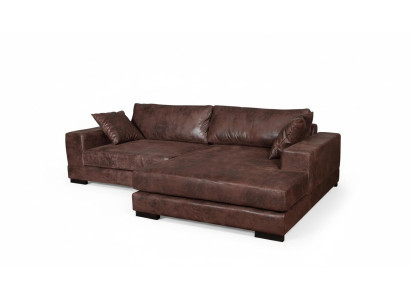 Big Sofa Couch Corner Sofa Vintage XXL Upholstered Corner Set Living Landscape