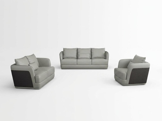 Sofa set 3+2 seater living room landscape sofa couch upholstery set leather sofa new