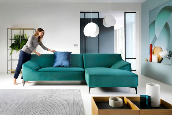 L-shaped sectional sofa living area sofa couch upholstery corner set fabric sofas new