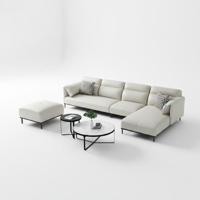 Corner sofa L-shape living landscape sofa upholstery couch set fabric sofas leather