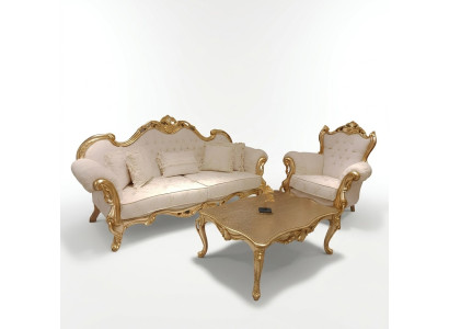 Sofa 3+3 Seater Chesterfield Luxury Sofa 2-piece Sofa Set Classic Furniture New
