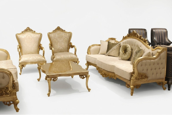 Sofa set 3311 seater coffee table classic textile complete couch upholstery new