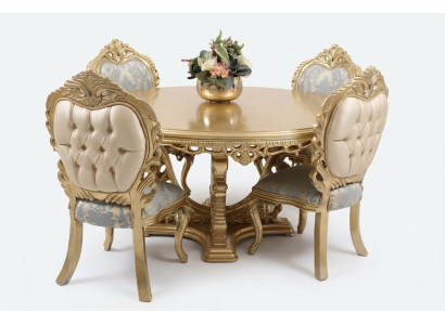 Dining room set 4 chairs set dining room designer wooden chair suite round table new