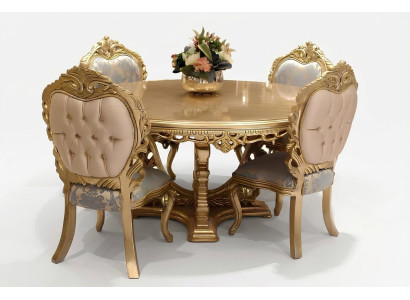 Set of 6 Chairs Dining Room Designer Wood Chair Antique Style Luxury Chairs New
