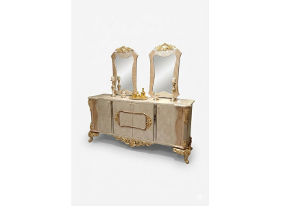 Dresser Mirror Wood Furniture Sideboard Dresser Cabinet Luxury Furniture Wood New