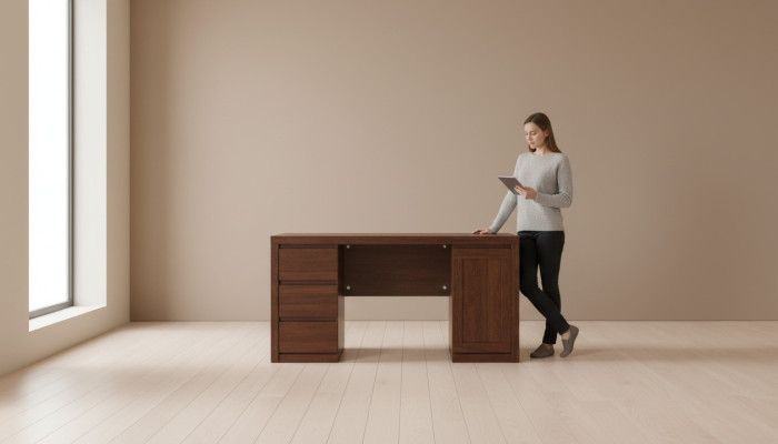 Table, desk, wooden table, computer desk, solid wood office table, office furniture, tables