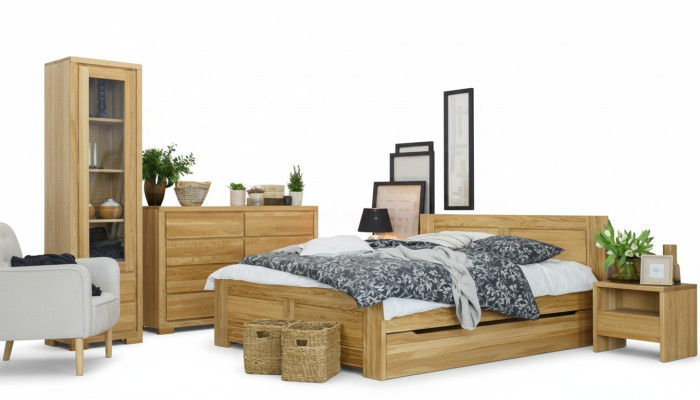 Bedroom wooden bed real wood bed beds hotel 180x200 cm style solid furniture