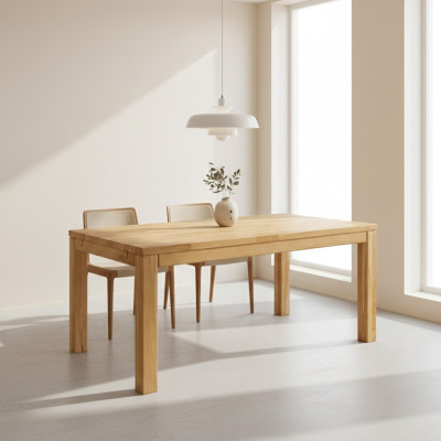 Dining table wood living dining room table 140x90cm solid wood dining tables