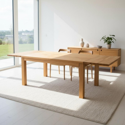 Dining table beech conference table wooden table tables table solid furniture dining room new