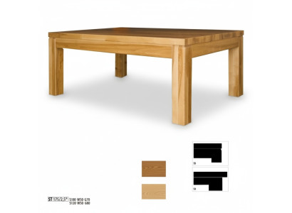 Side Table Coffee Table Real Wood Solid Furniture Oak 100x70 cm New Tables