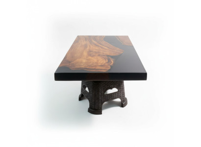 Coffee Table River Table Solid Wood Tables 100x60 River Table Real Wood