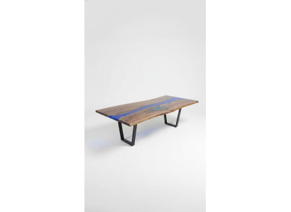 Dining Table Sea Water River Real Wood River Table 260x100 Tables