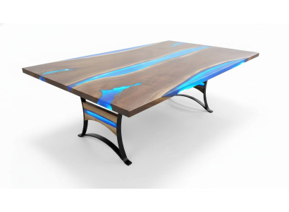 Dining Table River Table Real Wood River Table 260x110 Solid Tables