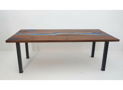 River Tables Dining Table Design Table Modern Furniture 220x90 Epoxy Resin Ocean Sea