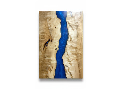 Dining Table River Table Solid Wood Tables 220x100 River Table Epoxy Resin Sea