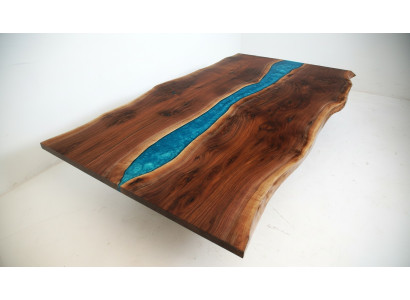 River table dining table solid decor tables 240x100 epoxy resin sea