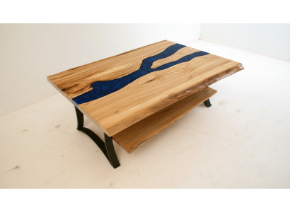 Coffee Table River Table Real Wood River Table Epoxy Resin Solid Tables