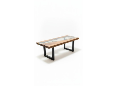 Epoxy resin river table real wood blue water tables epoxy furniture new solid