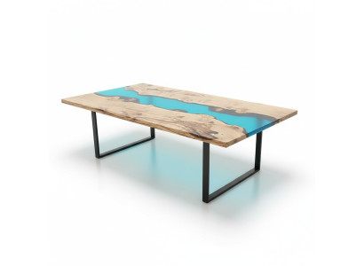 River tables dining table design table modern furniture 220x100 epoxy resin ocean sea