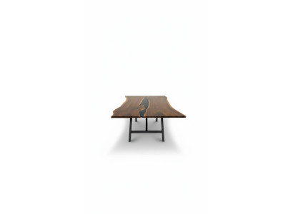 Solid wood furniture dining table epoxy resin real epoxy table casting resin waterfall