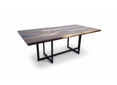 Dining Table Design Table Resin Modern Tables Sea Ocean River Furniture 220x90 Epoxy