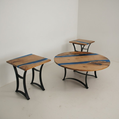 Epoxy river custom-made table epoxy resin real wood price per square meter tables resin