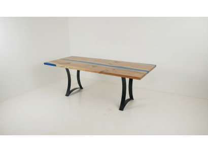 Epoxy resin dining table real wood furniture waterfall epoxy table casting resin solid