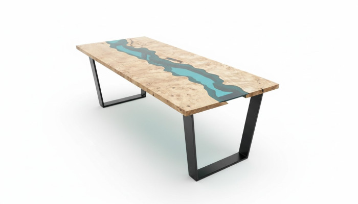 Tables epoxy resin dining table solid wood furniture epoxy table casting resin waterfall