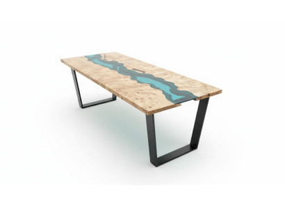 Tables epoxy resin dining table solid wood furniture epoxy table casting resin waterfall