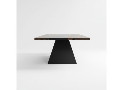 Epoxy Resin Dining Table Real Wood Solid Furniture Waterfall Epoxy Table 220x100cm