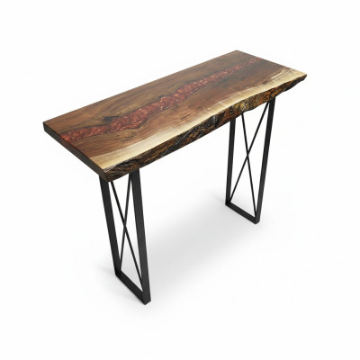 Handmade massive coffee table designer table epoxy console tables
