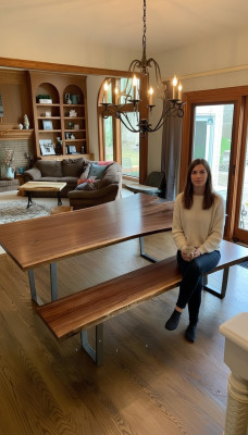 Design table, bench, dining table, kitchen table, living room tables, benches, solid real wood