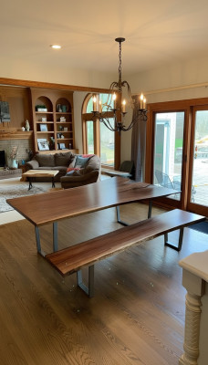 Design table, bench, dining table, kitchen table, living room tables, benches, solid real wood