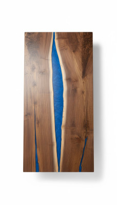 Waterfall table epoxy resin dining table epoxy tables real wood solid furniture