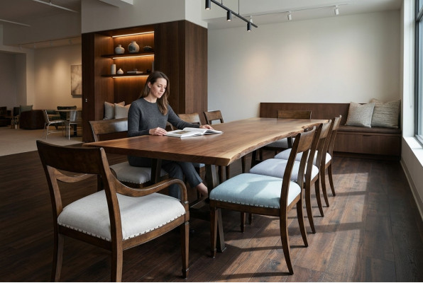 Wooden table dining table real wood designer solid tables kitchen table price per 1 sq. meter