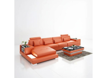 Upholstered Corner Sofa Living Landscape Designer Sofa Corner Sofa L-Shaped Corner Sofa Leather Sofa