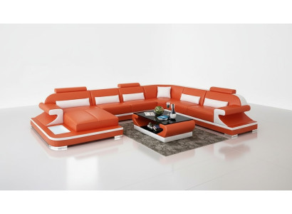 Corner sofa living area corner couch corner unit sofa L-shaped leather sofa couch upholstery