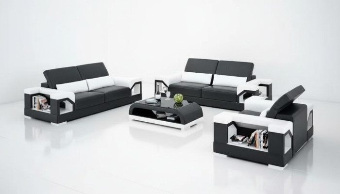 Sofa set 321 seater coffee table living landscape leather sofa modern sofa couch