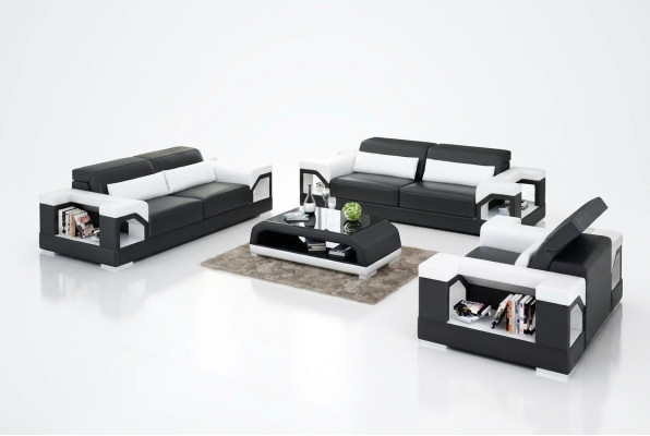 Couch Sofa Set 321 Seater Coffee Table Leather Sofa Modern Sofa Living Area