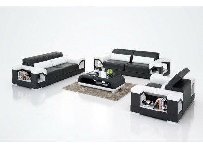 Couch Sofa Set 321 Seater Coffee Table Leather Sofa Modern Sofa Living Area