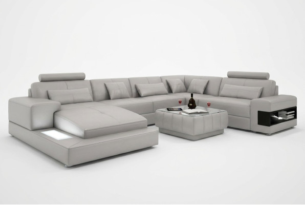 Corner sofa couch upholstered living area sofa 2-piece set coffee table corner suite