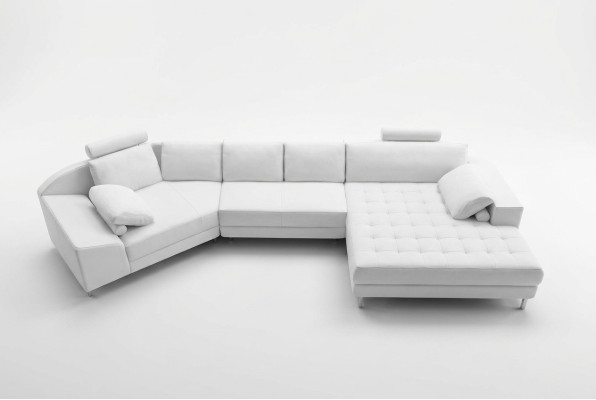 Corner sofa leather sofa design sofa corner sofa U-shape modern upholstery living room furniture