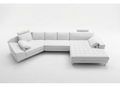 Corner sofa leather sofa design sofa corner sofa U-shape modern upholstery living room furniture