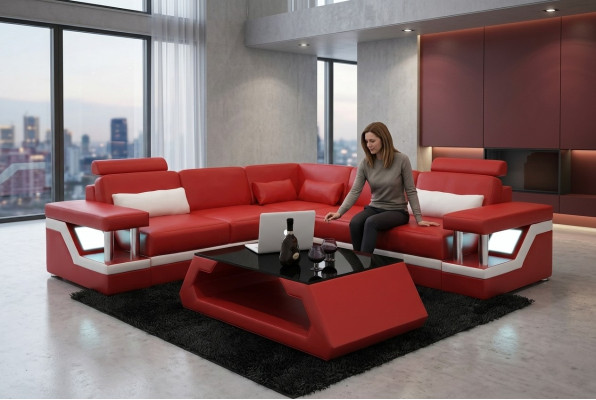 Corner couch design corner sofa living room furniture leather upholstery couch sofa